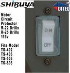 Shibuya Circuit Protector R-22 / R-25 Motors