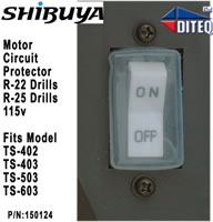 Shibuya Circuit Protector R-22 / R-25 Motors