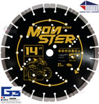 C/A-33MB Arix Monster 12" X .125" X 1"-20MM+DP