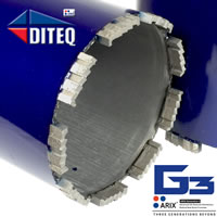 C-42AXG3 3-1/2" Arix G3 Pro Wet/Dry Reinforced Concrete Bits