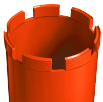 C-52 6" Core Bits 6" X .160" X 10MM 1-1/4"-7TH