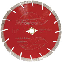 JS-S Jet Stream Diamond Saw Blade 8 x .080 x DM-7/8-5/8